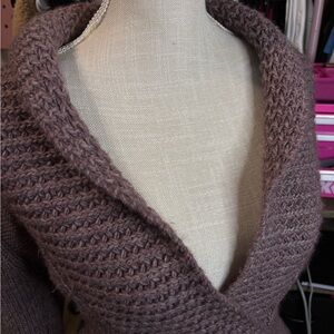 Cozy Brown Knit Sweater